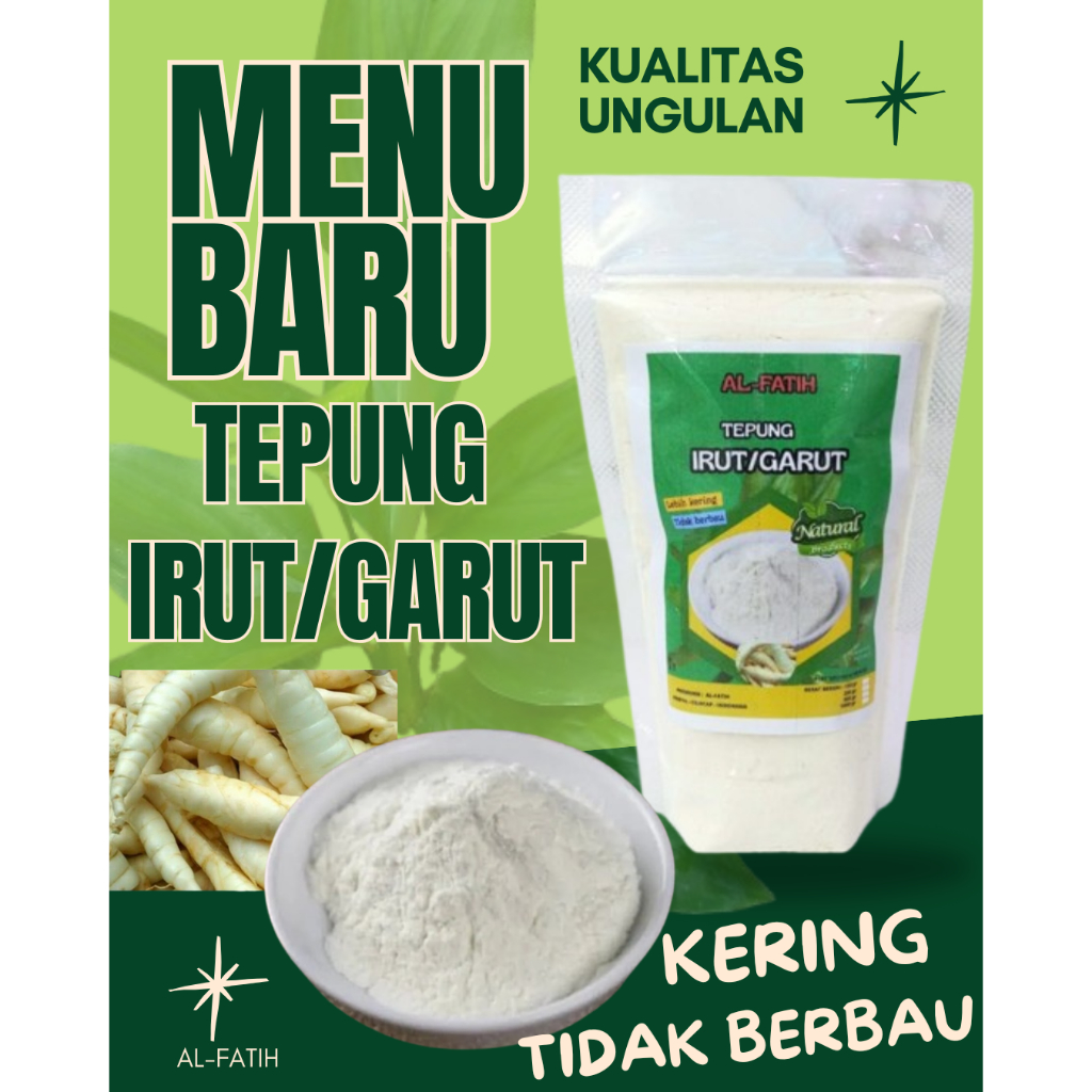 

TEPUNG GARUT TEPUNG GARUT ASAM LAMBUNG IRUT TEPUNG IRUT ORIGINAL 1 KG