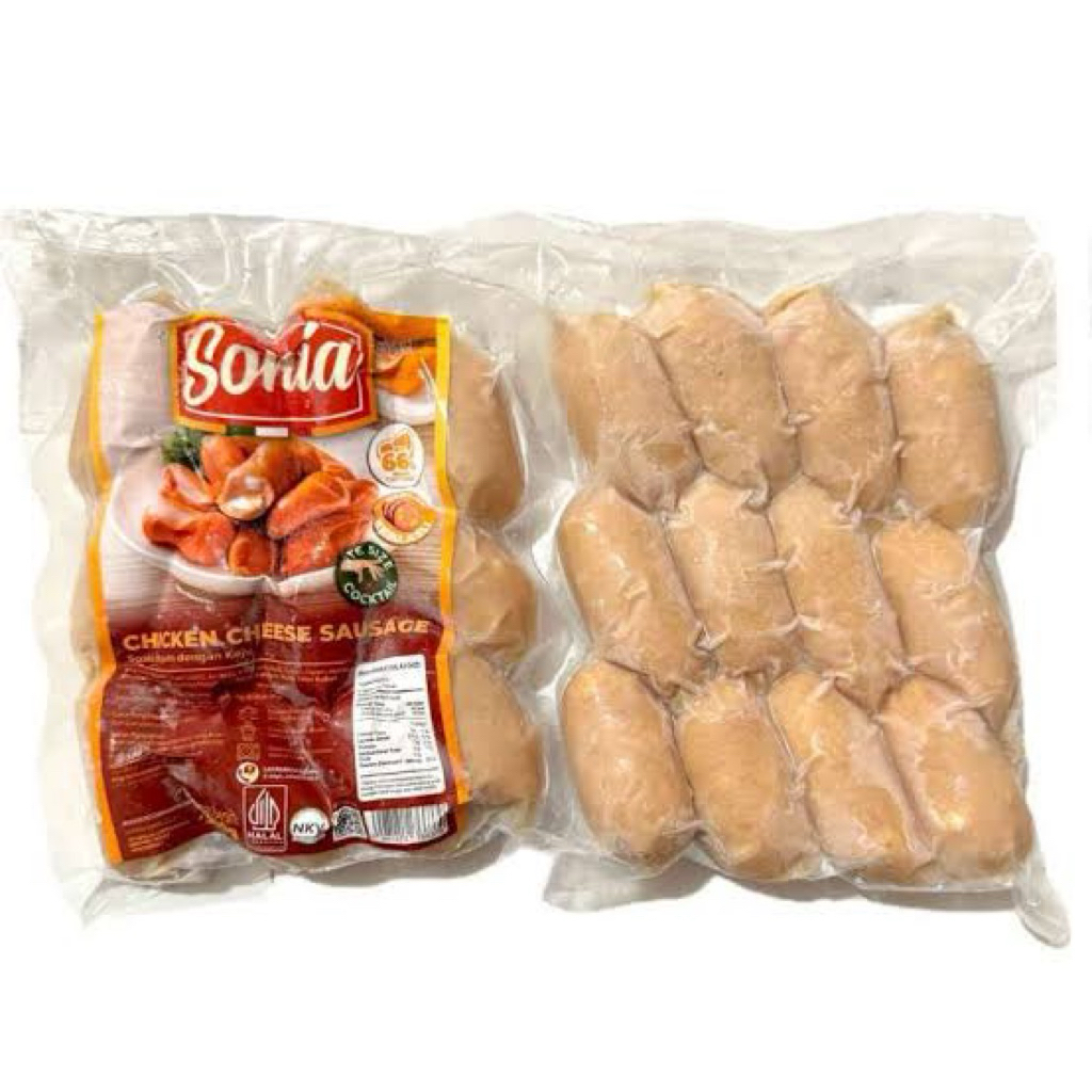 

SONIA Sosis Chickeen Cheese Coctail Sausages 300 Gram