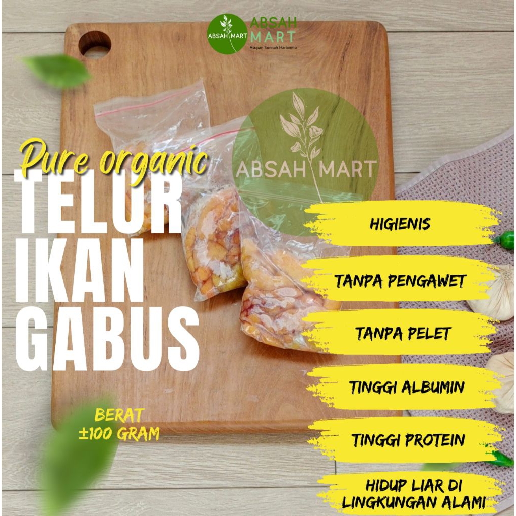 

ABSAHMART DEPOK Telur Ikan Gabus 100 gram