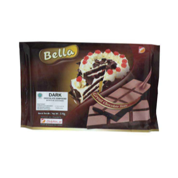 

BELLA COMPOUND DARK CHOCO BOX 250GR