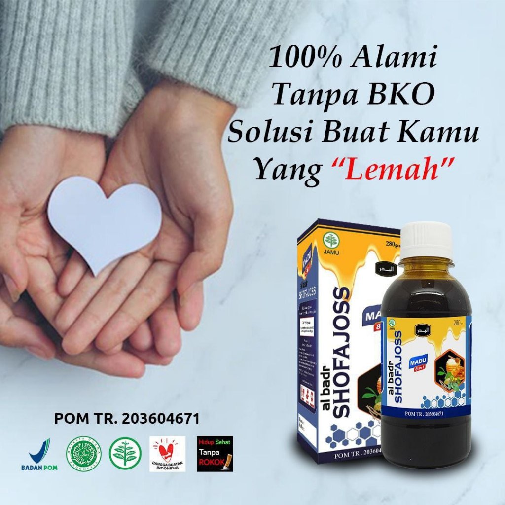 Madu Herbal Shofa Joss 280 gram, madu kuat, stamina pria dan wanita