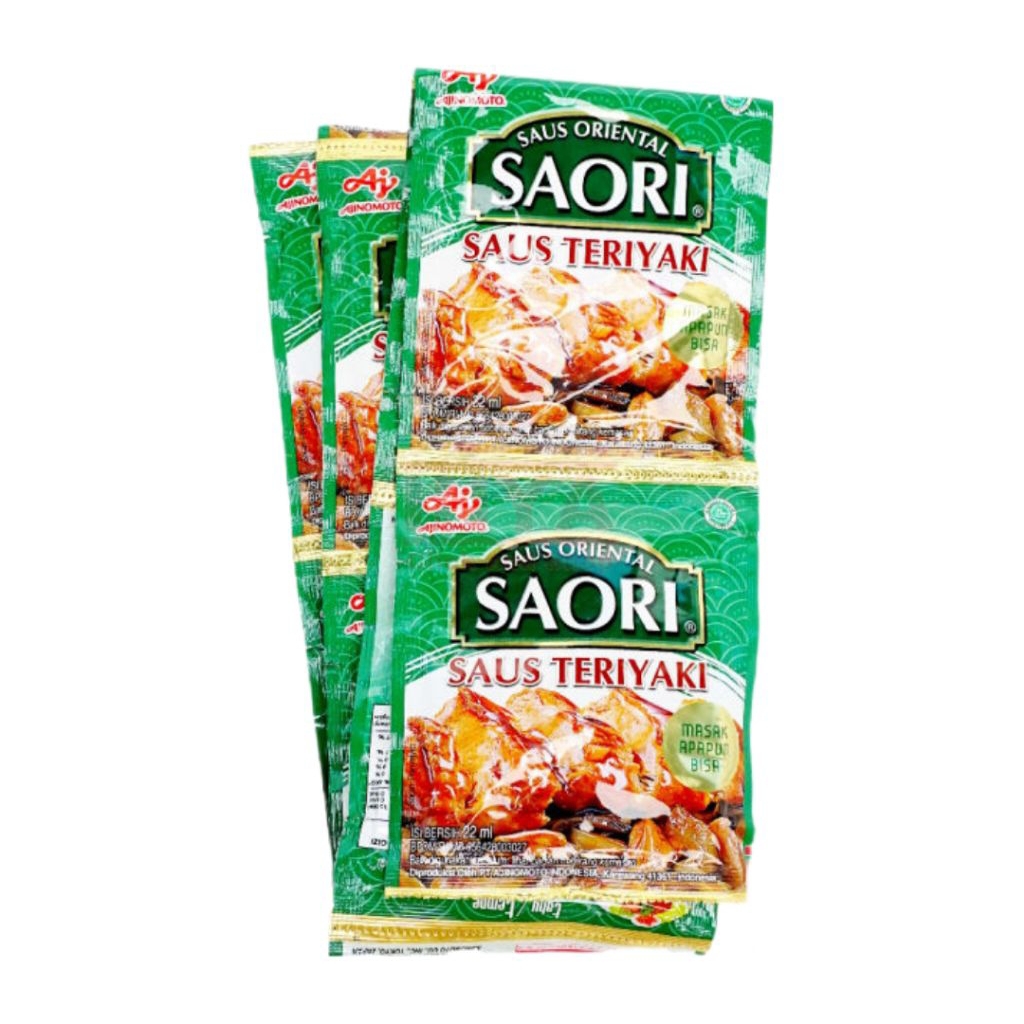 

Saori Saus Oriental Saus Teriyaki (1 Renceng/10 Sachet)
