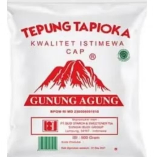 

Tepung tapioka gunung agung 500gram