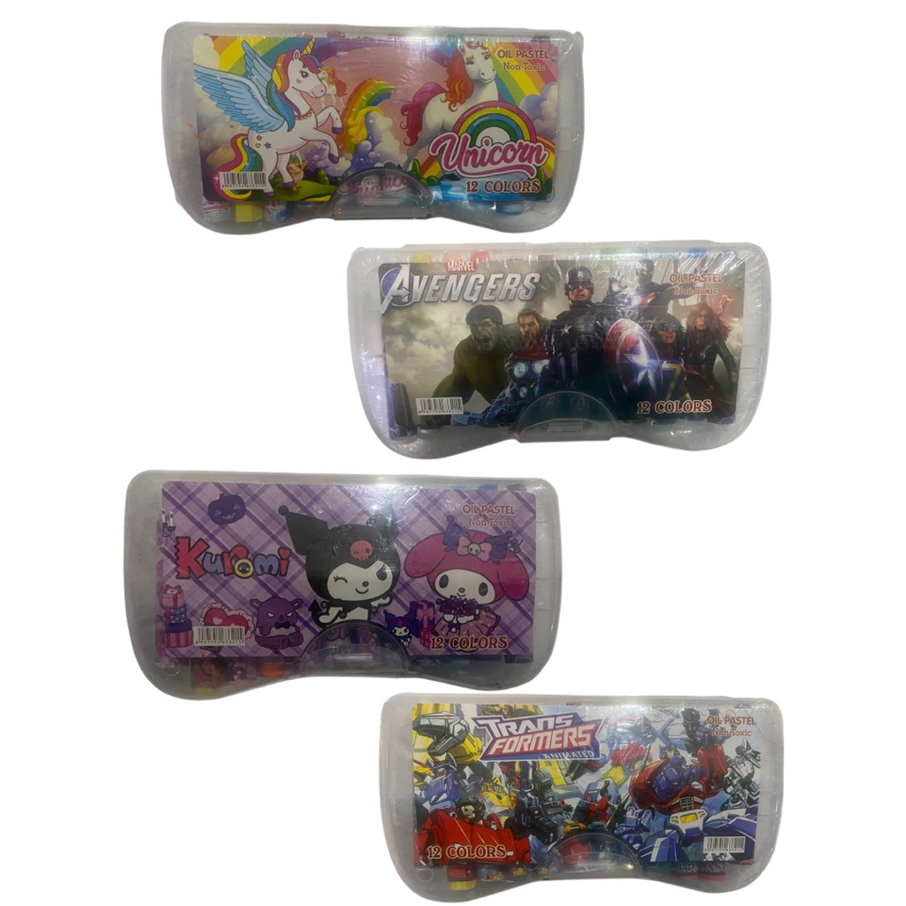 

(Per Set) Crayon 12 Warna BESAR / Oil Pastel / Krayon Set BESAR Murah Anak-Anak / Krayon Crayon oil pastel grosir 1 box 12 warna