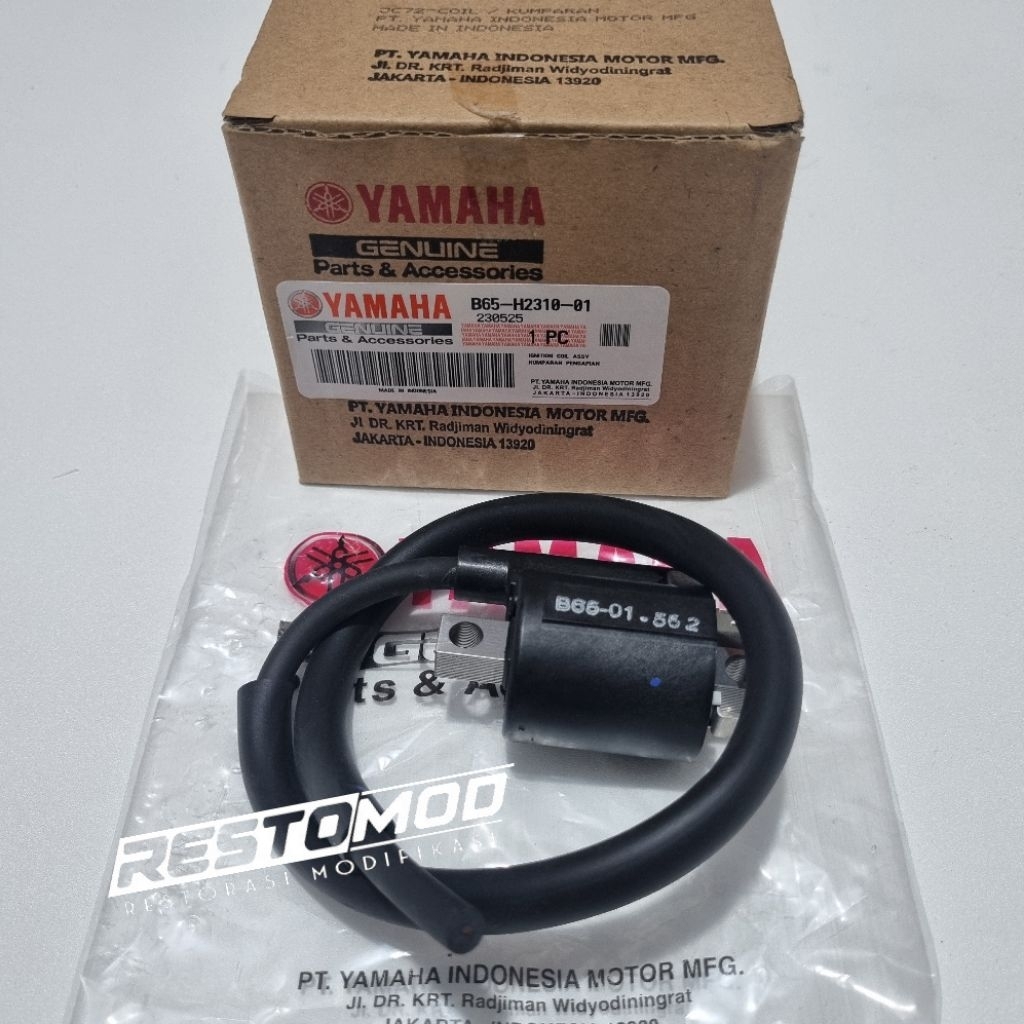 KOIL AEROX NMAX ASLI COIL KOIL PENGAPIAN B65 AEROX 155 LEXI NMAX N-MAX ORIGINAL YAMAHA IGNITION COIL