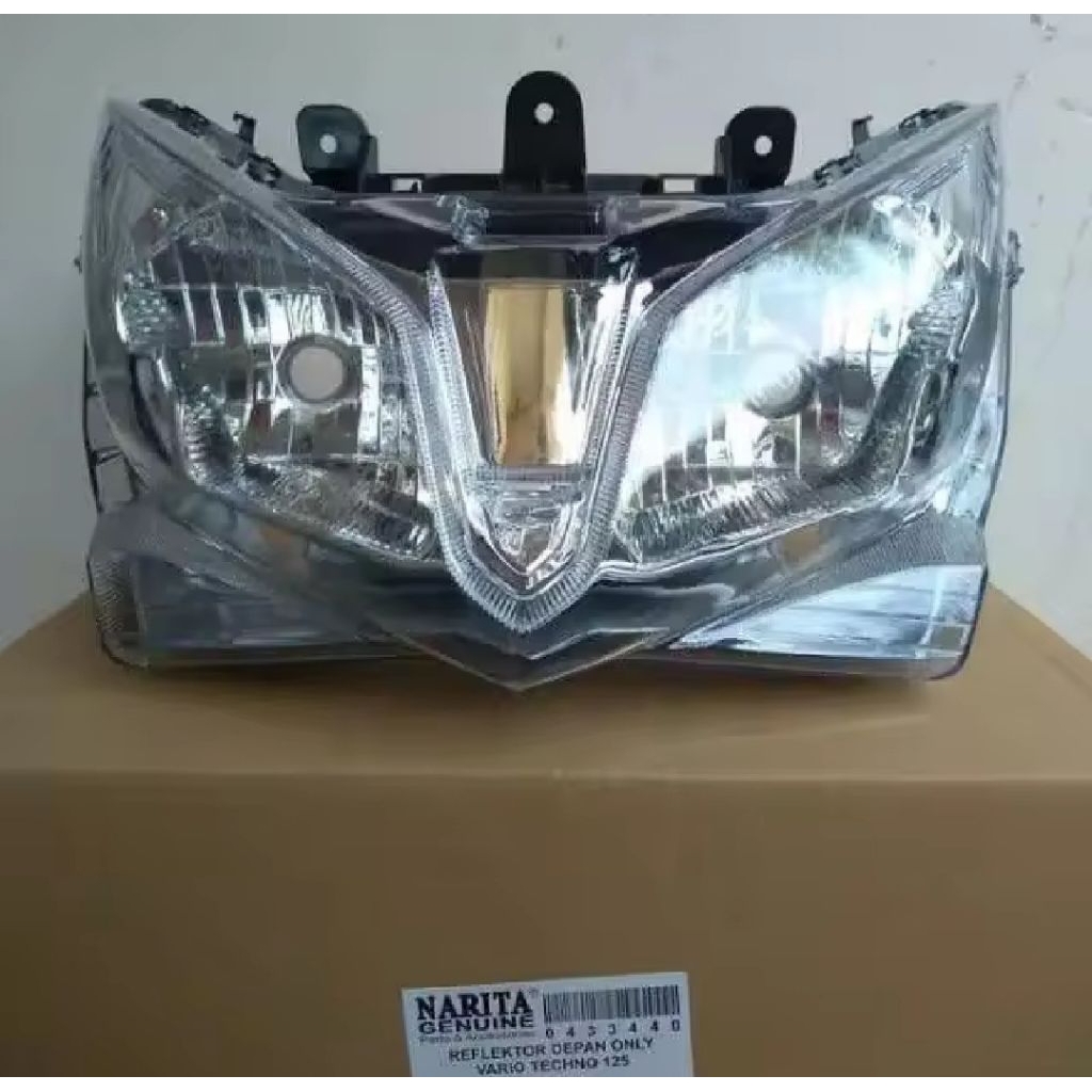 REFLEKTOR LAMPU DEPAN VARIO 125 LAMA/VARIO TECHNO 125 OLD - lampu depan vario kzr