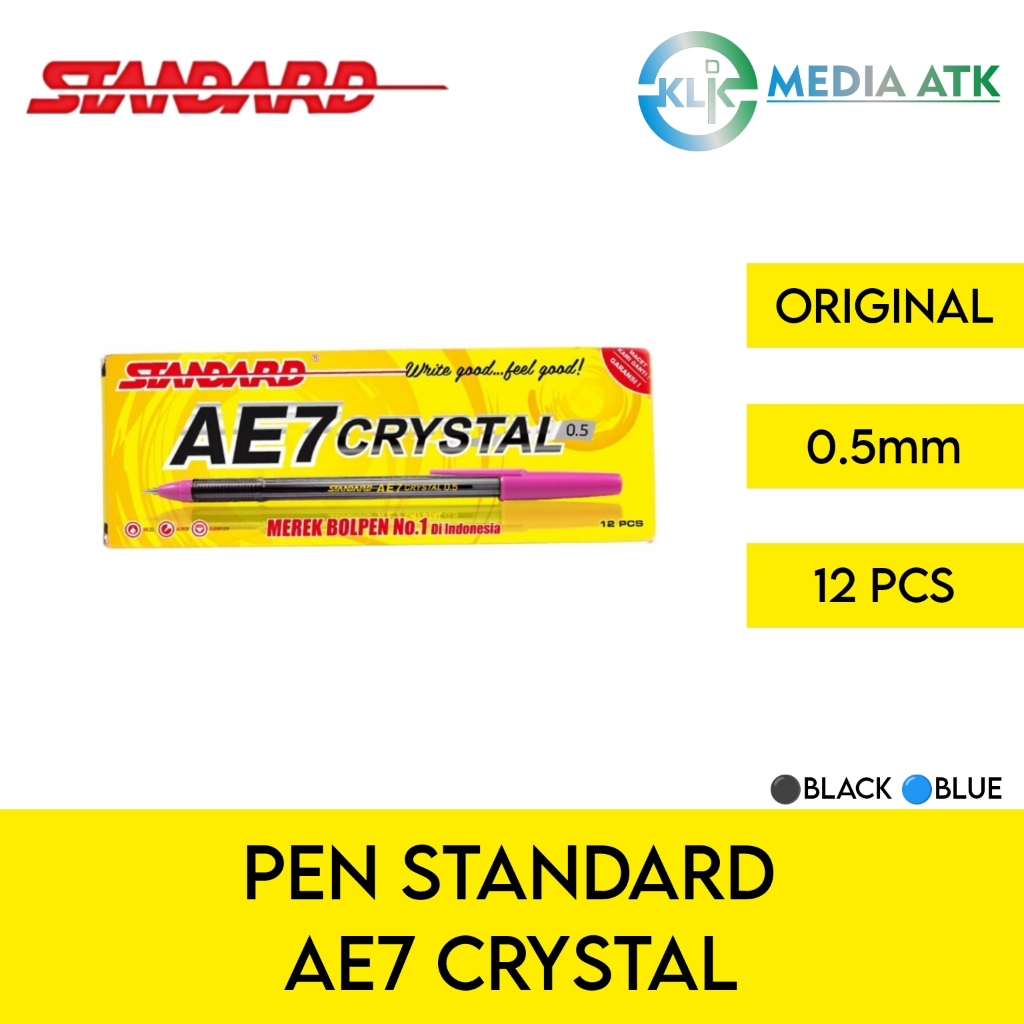 

Pen Standard AE7 Crystal 0.5mm - 12 Pcs