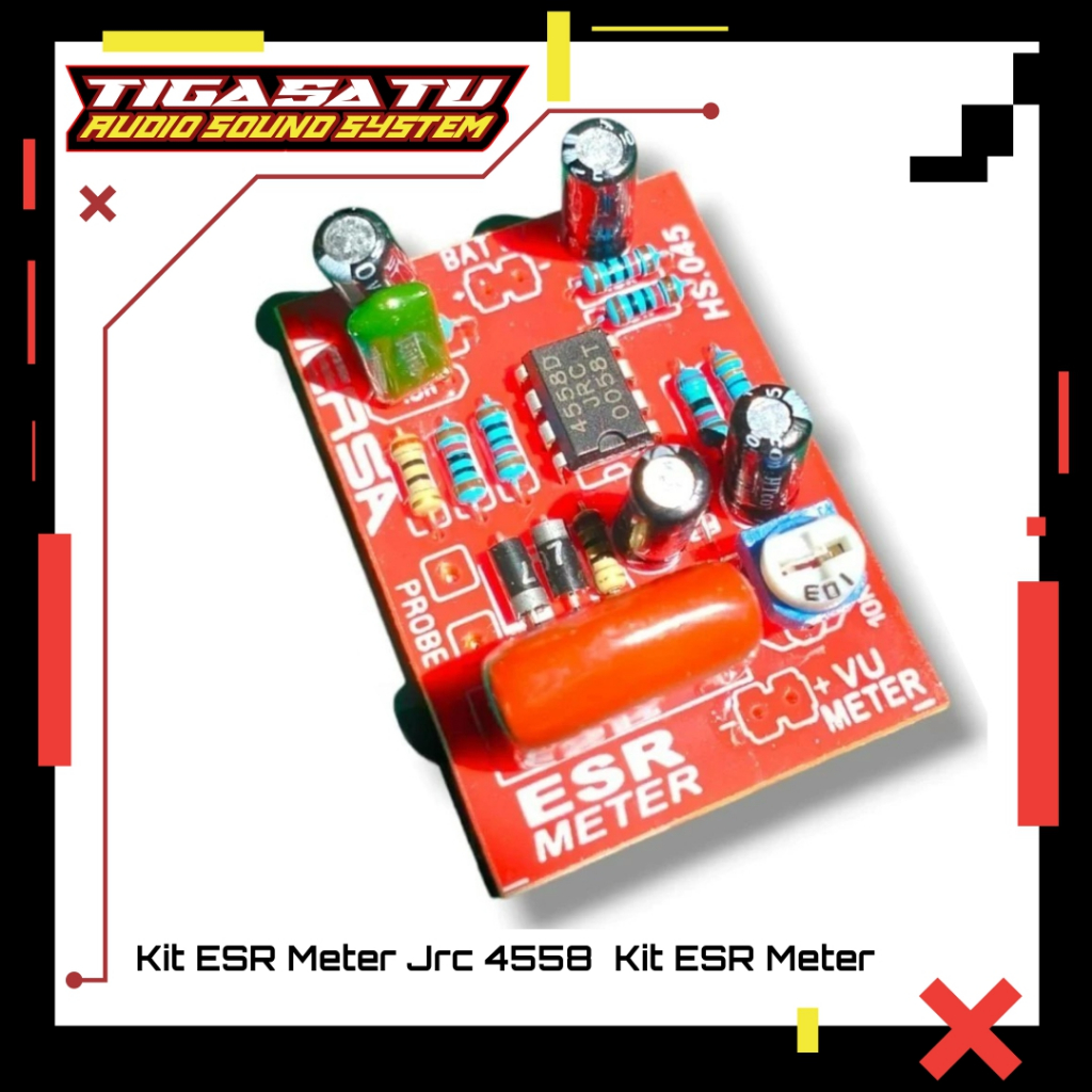 Kit ESR Meter Jrc 4558 / Kit ESR Meter