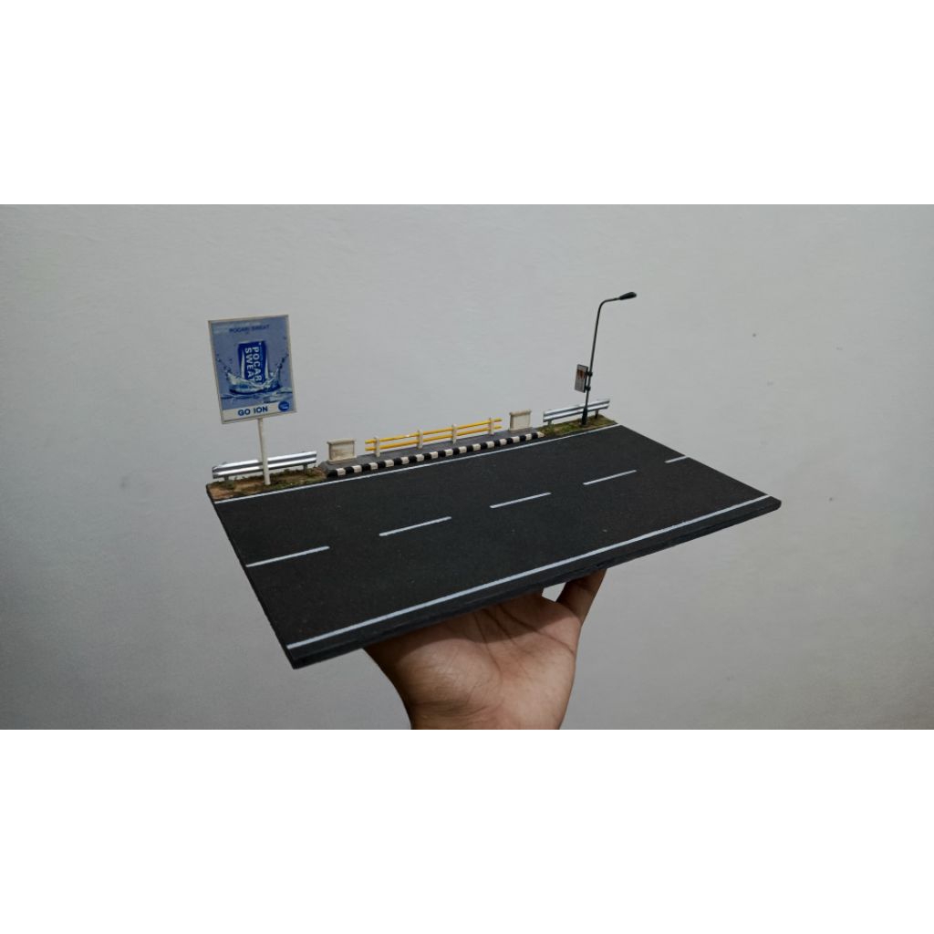 DIORAMA HOTWHEELS MODEL JALAN UNTUK DIECAST 1:64