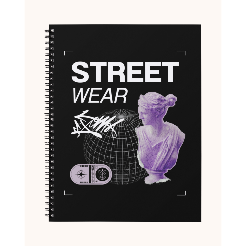 

Notebook Reflektif A5 Spiral – 50 Halaman Hitam Putih | HVS 80gsm & 100gsm – Street Wear: Patung Biru
