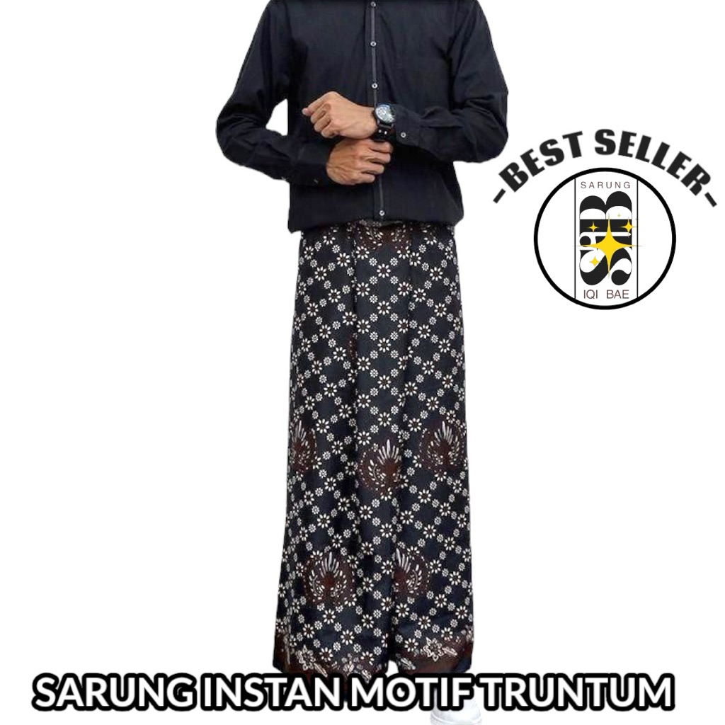 SARUNG INSTAN PRIA DEWASA MOTIF TRUNTUM TERBARU by SARUNGiIQIBAE