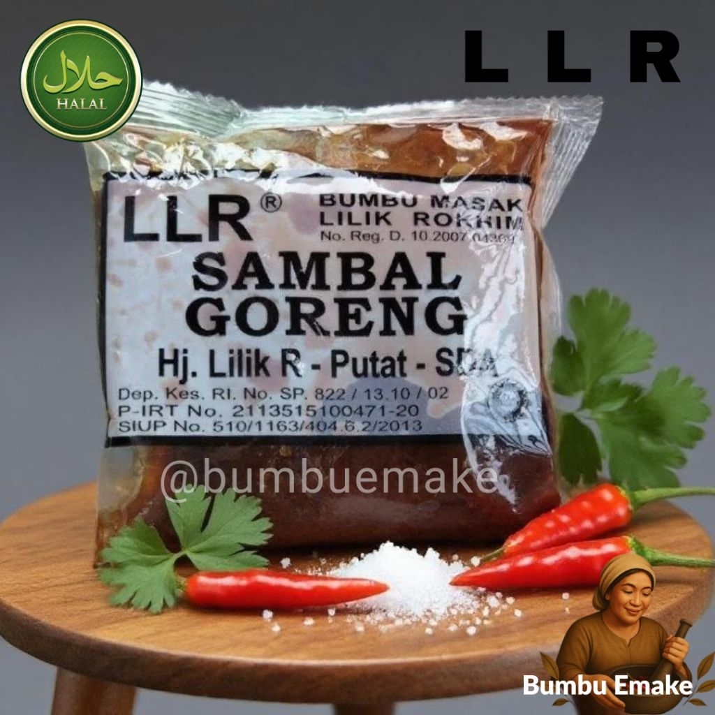 

LLR / BUMBU SAMBAL GORENG / BUMBU MASAK LILIK ROKHIM / BUMBU MASAK INSTAN