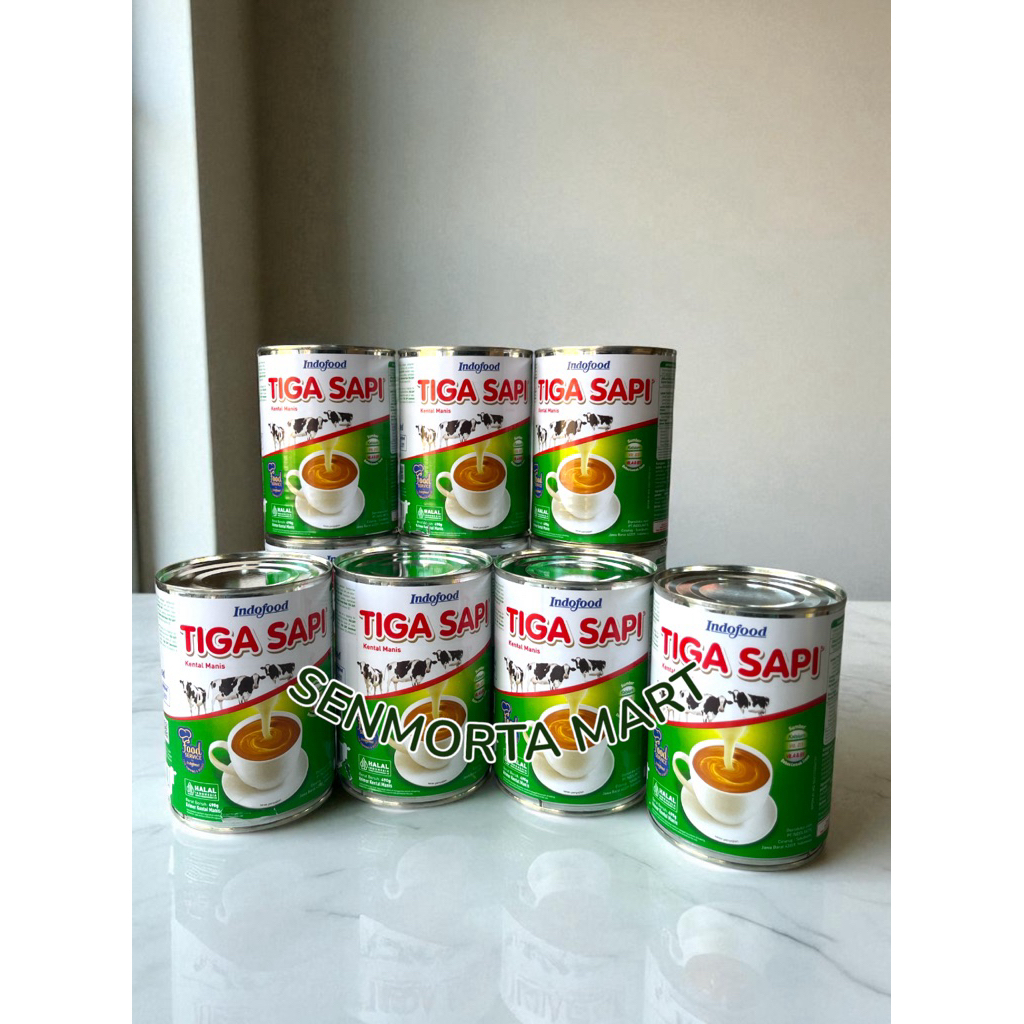 

SKM TIGAS SAPI SUSU KRIMER KENTAL MANIS 490 GRAM