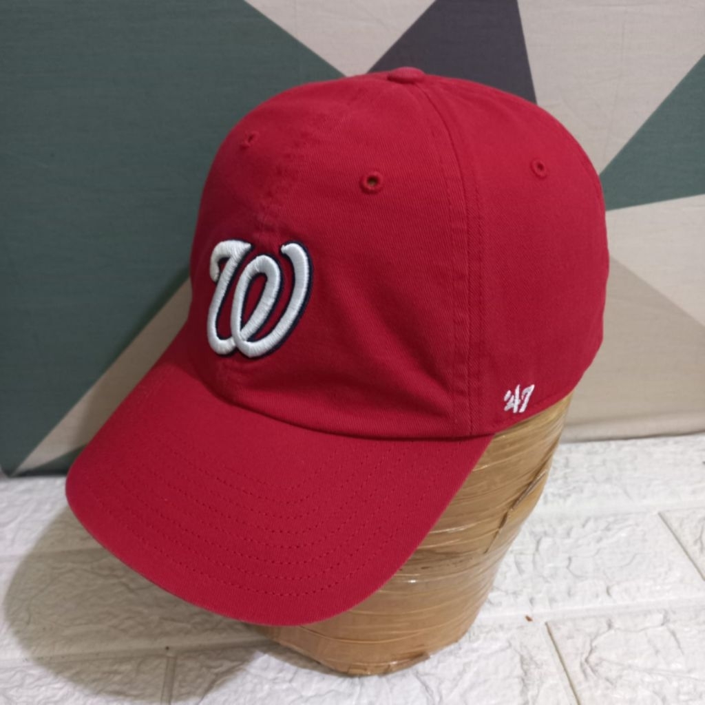 Topi 47Brand Second Topi W Merah Original Setelan stok 7188