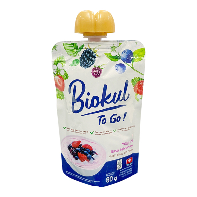 

Biokul To Go Yogurt Rasa Mixberry with Nata de Coco Pouch 80 g