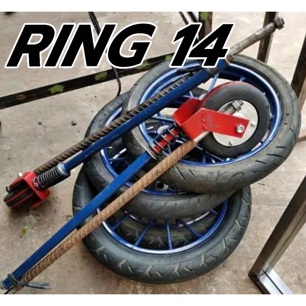 1 pasang roda gerobak dorong ring 14 TINGGAL PASANG SAJA
