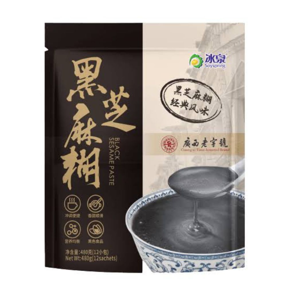 

soyspring black sesame paste 480 gr