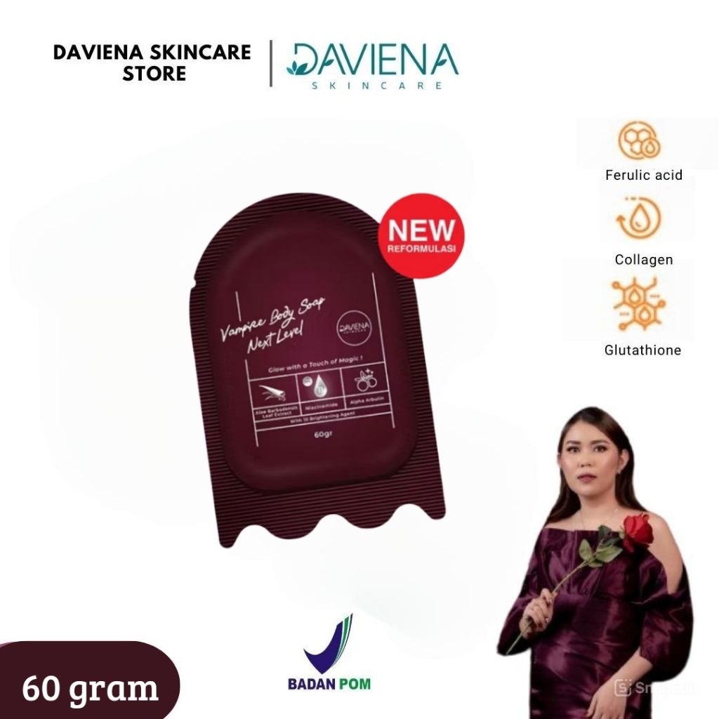 Daviena vampire | sabun vampire daviena | vampire mask and body soap | sabun vampire daviena skincar