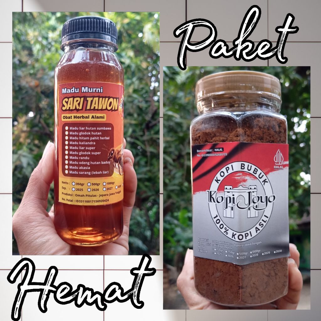 

Paket hemat madu plus kopi