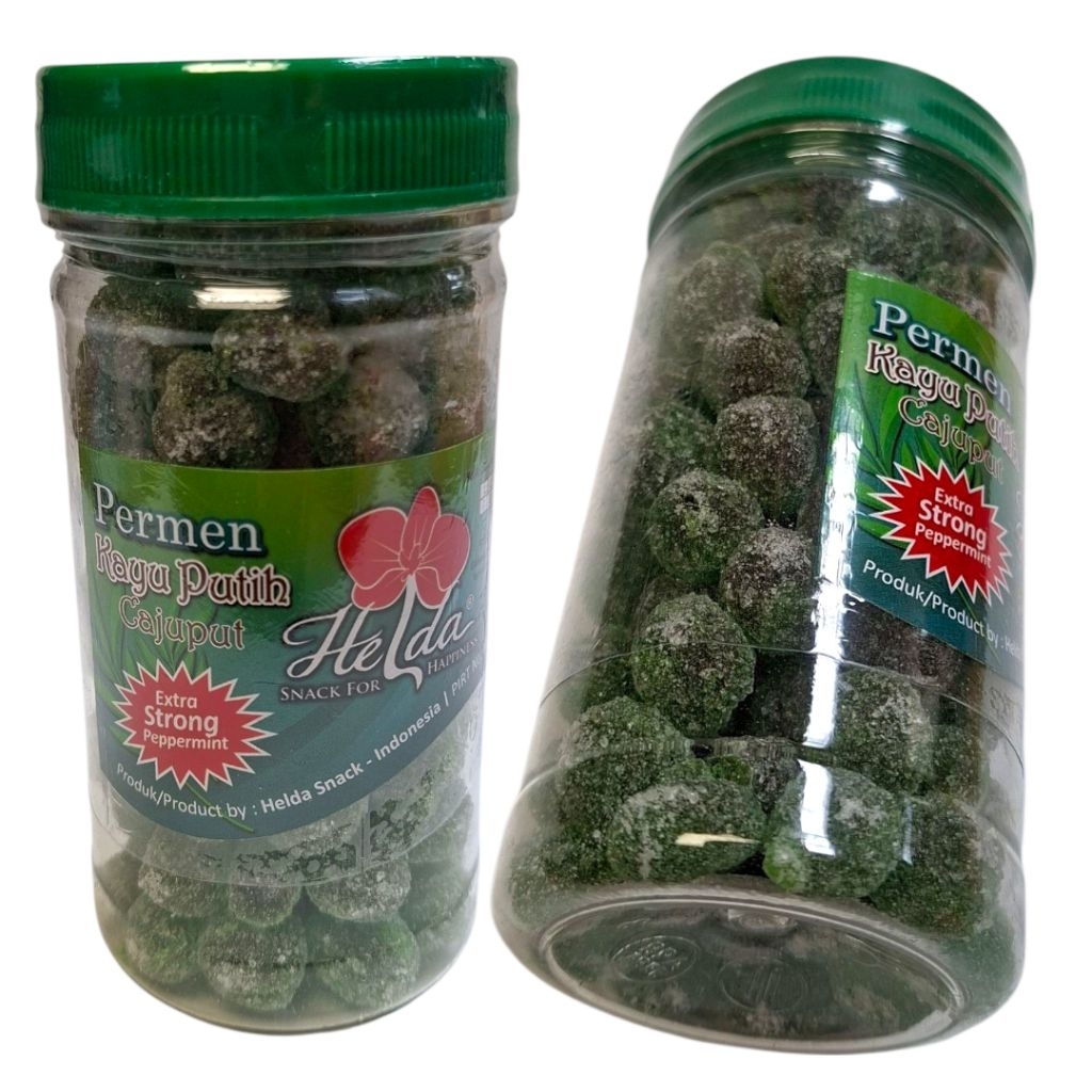 

PERMEN KAYU PUTIH Helda EXTRA STRONG PEPPERMINT CAJUPUT permen minyak kayuputih mint kayu