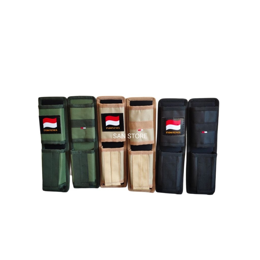 TAS NUNCHAKU/DOUBLE STICK /SARUNG DOUBLE STICK HITAM KREM HIJAU ARMY