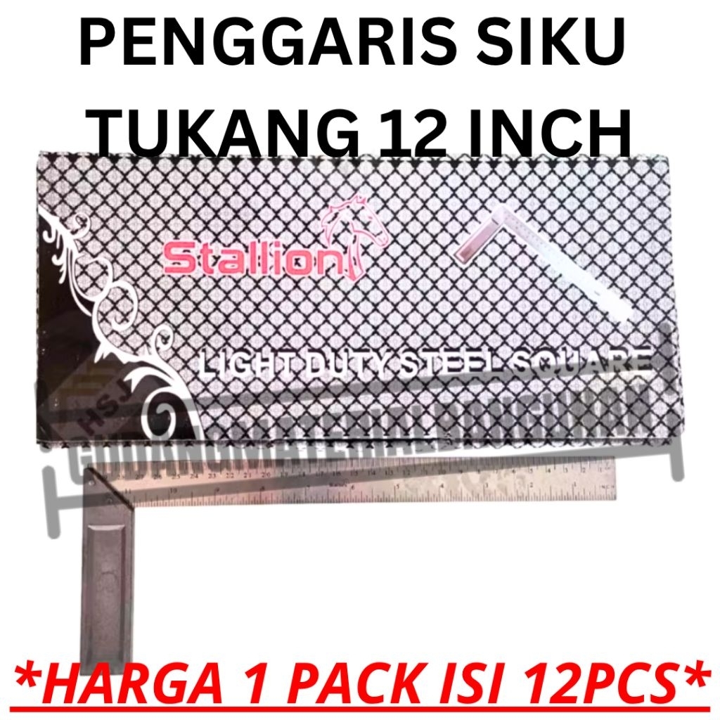 

[12PCS] siku tukang 12 inch 30cm penggaris pengukur siku meter 12" stallion 12PCS 12 PCS 1 PACK 1PACK 1DUS 1 LUSIN