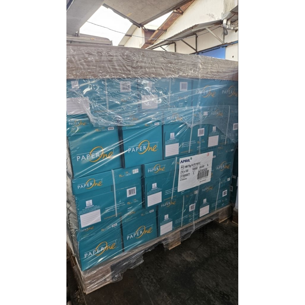 

Paper one A4 75gsm 1 Dus Paperone / 1 Box isi 5 Rim