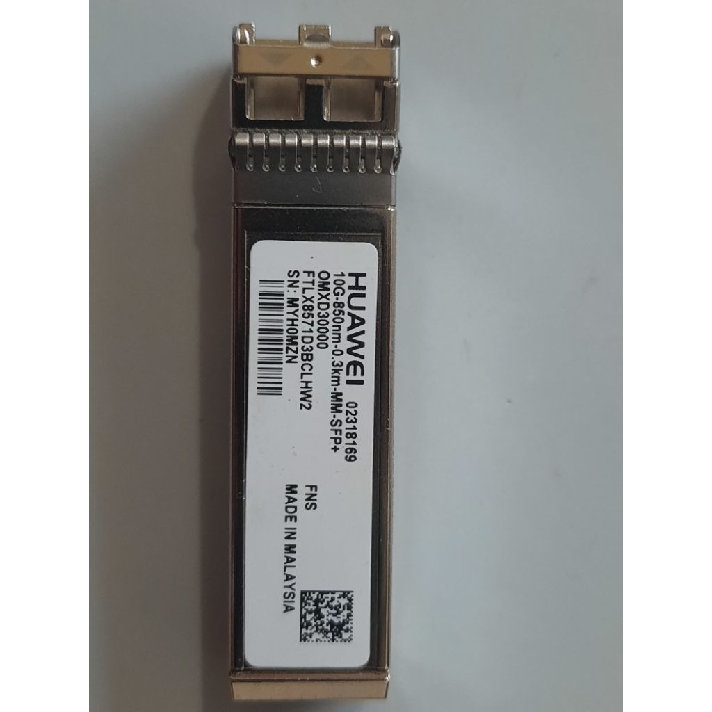 Sfp 10G Huawei  Transceiver speed 10GBPs SFP+