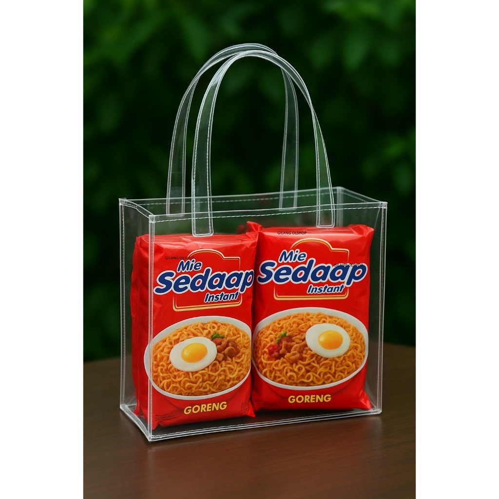 

Tas Mika beningTebal Tas Souvenir Goodie Bag Tas Ultah