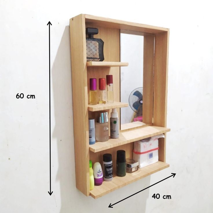 Lemari Rias Rak Rias Rak Makeup Rak Skincare Kaca Rias Lemari Kaca / Kualitas Baik