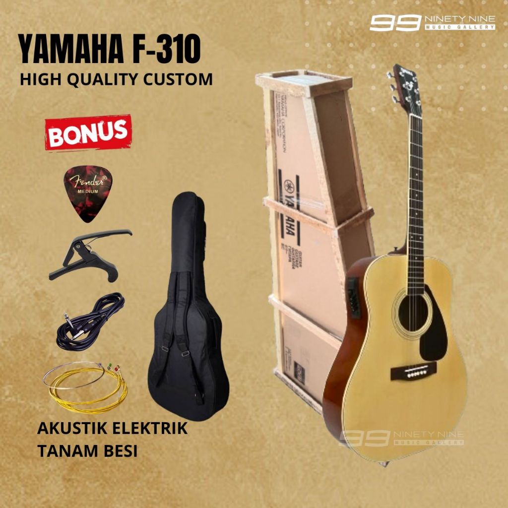 GITAR AKUSTIK ELEKTRIK YAMAHA F310 CUSTOM GUITAR AKUSTIK CUSTOM HIGH
