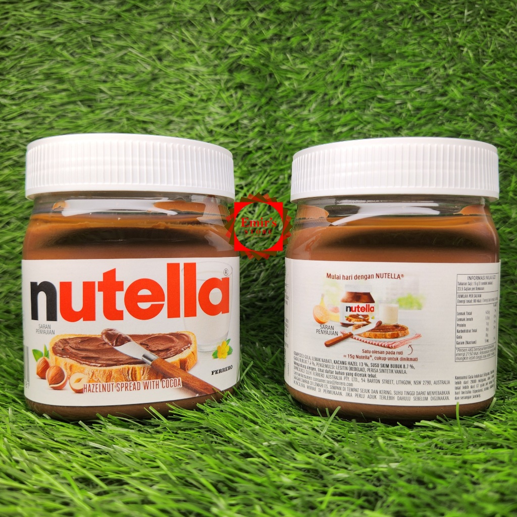 Nutella 350 Gr | Nutella Hazelnut Spread 350 Gr | Nutella Selai Coklat Hazelnut  350 Gr | Halal