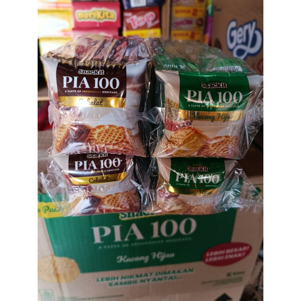 

pia 100 coklat &kacang hijau 10 pcs