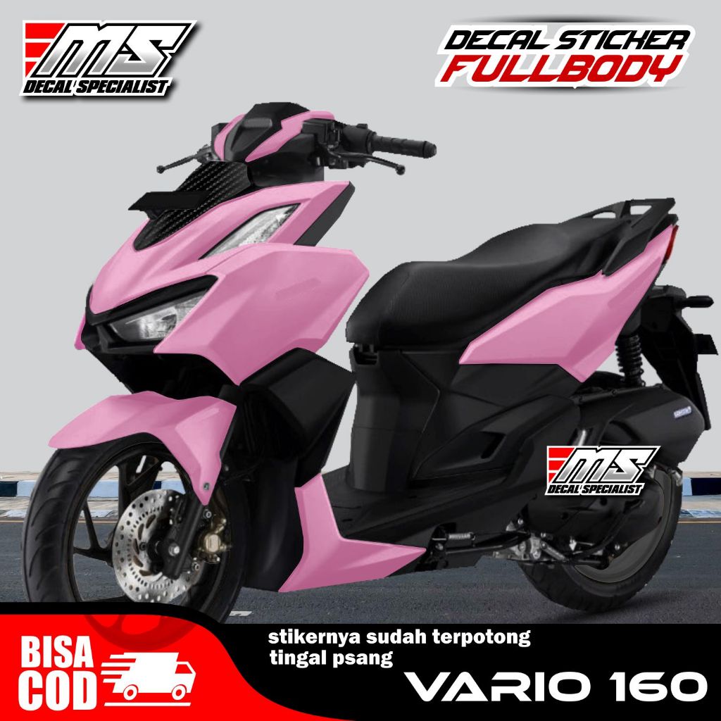 Decal stiker polos Honda Vario 160 New CBS full body polosan full modifikasi