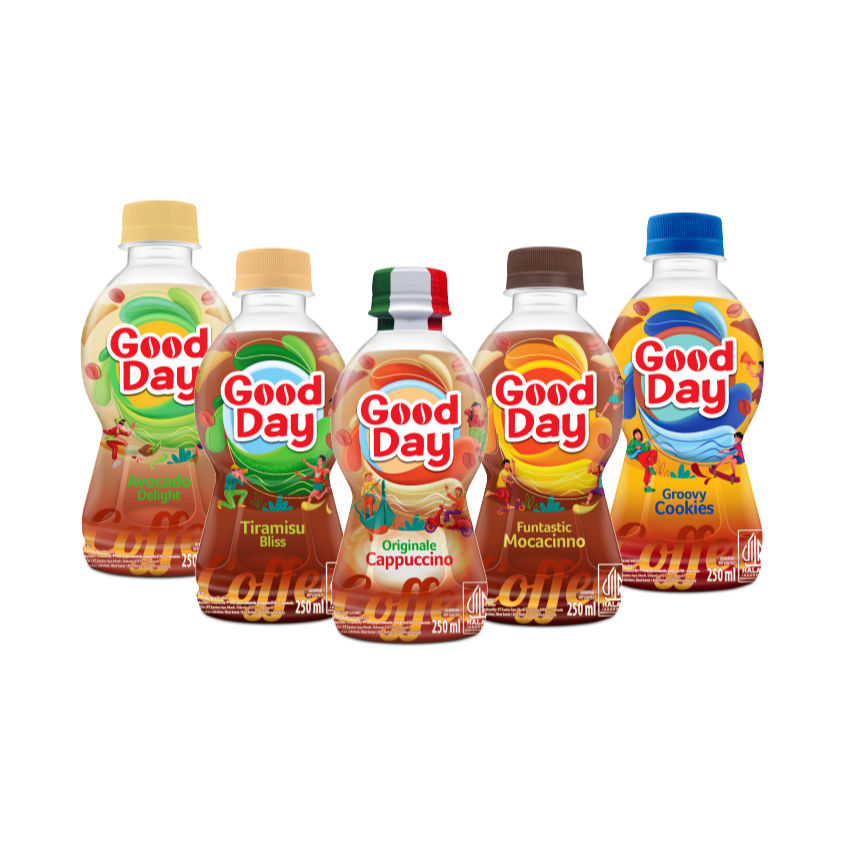 

Good Day Botol 250ml - Capucino/Mocacino/Avocado/Groovy/Tiramisu