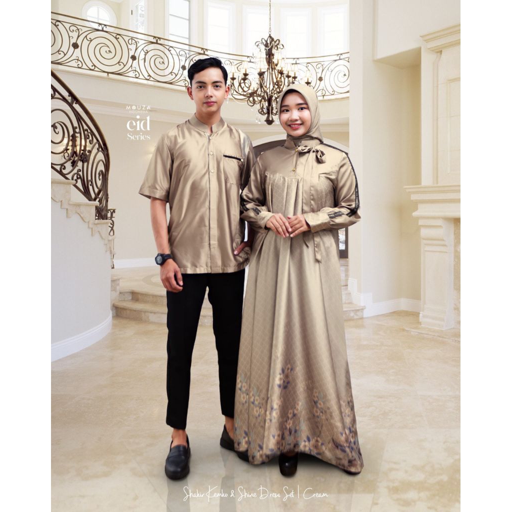 Mouza Shine Shakir Gamis Koko Sarimbit Couple