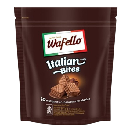 

WAFELLO ITALIAN TASTE BITES 10 MULTIPACK CHOCOBLAST 97.5 GR 8996001357552