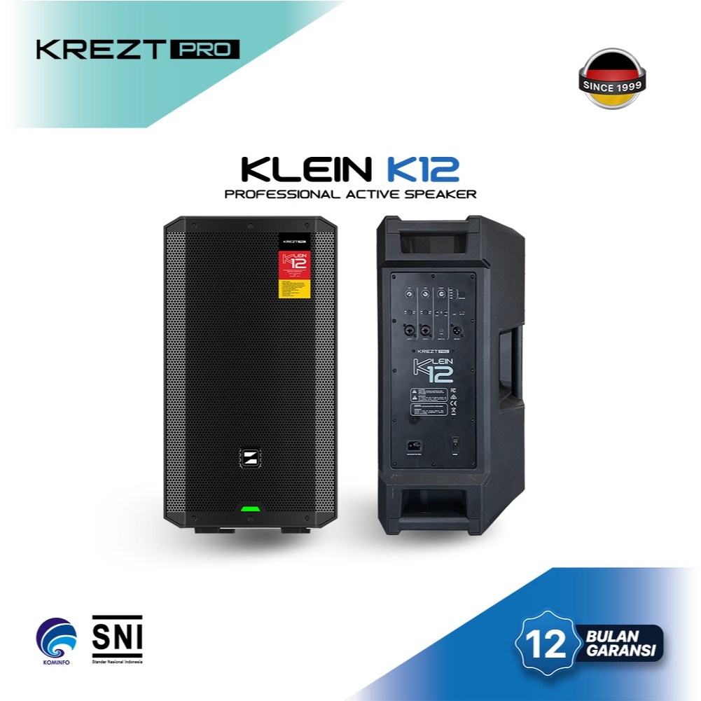 KREZT PRO Klein K12 Speaker Aktif 12 Inch RMS 280 W Amplifier Kelas D