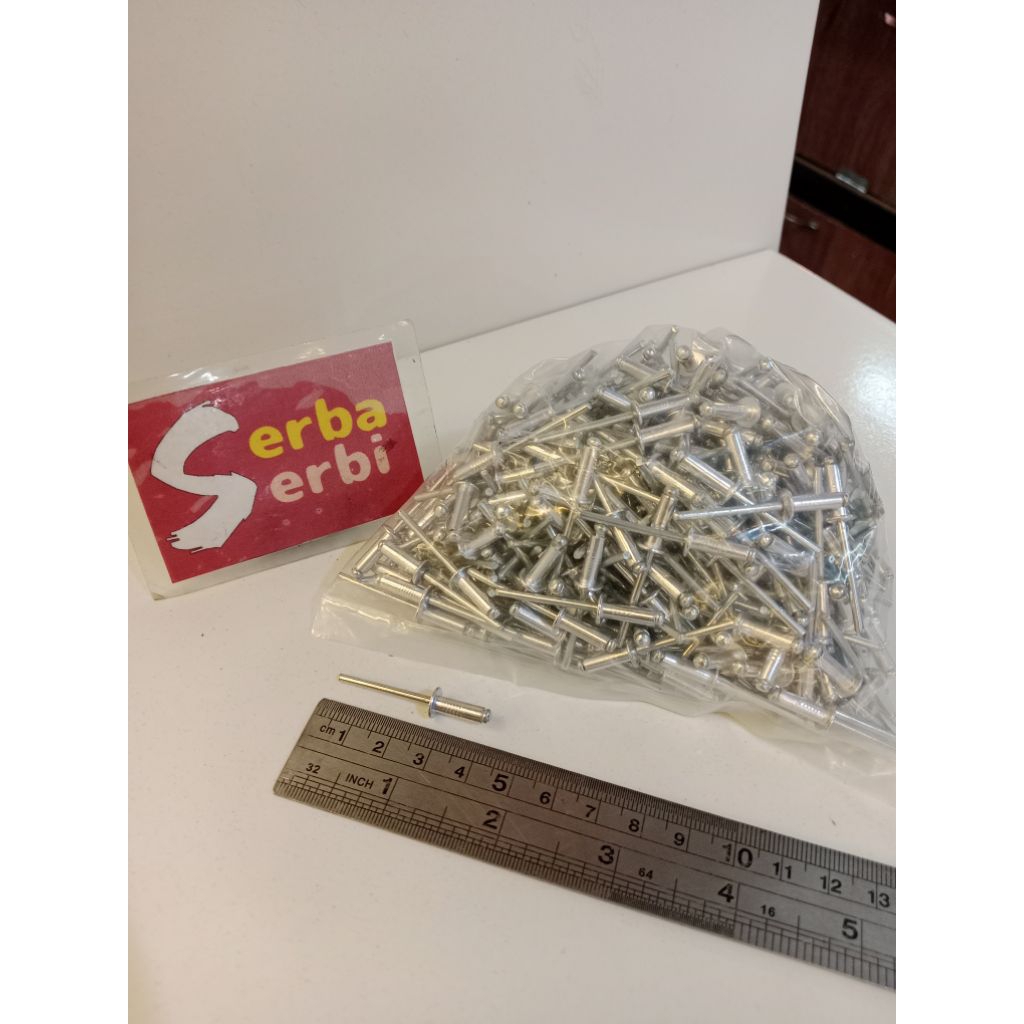 */PACK 400PCS PAKU RIVET 550*Paku tembak rivet 550 4mm