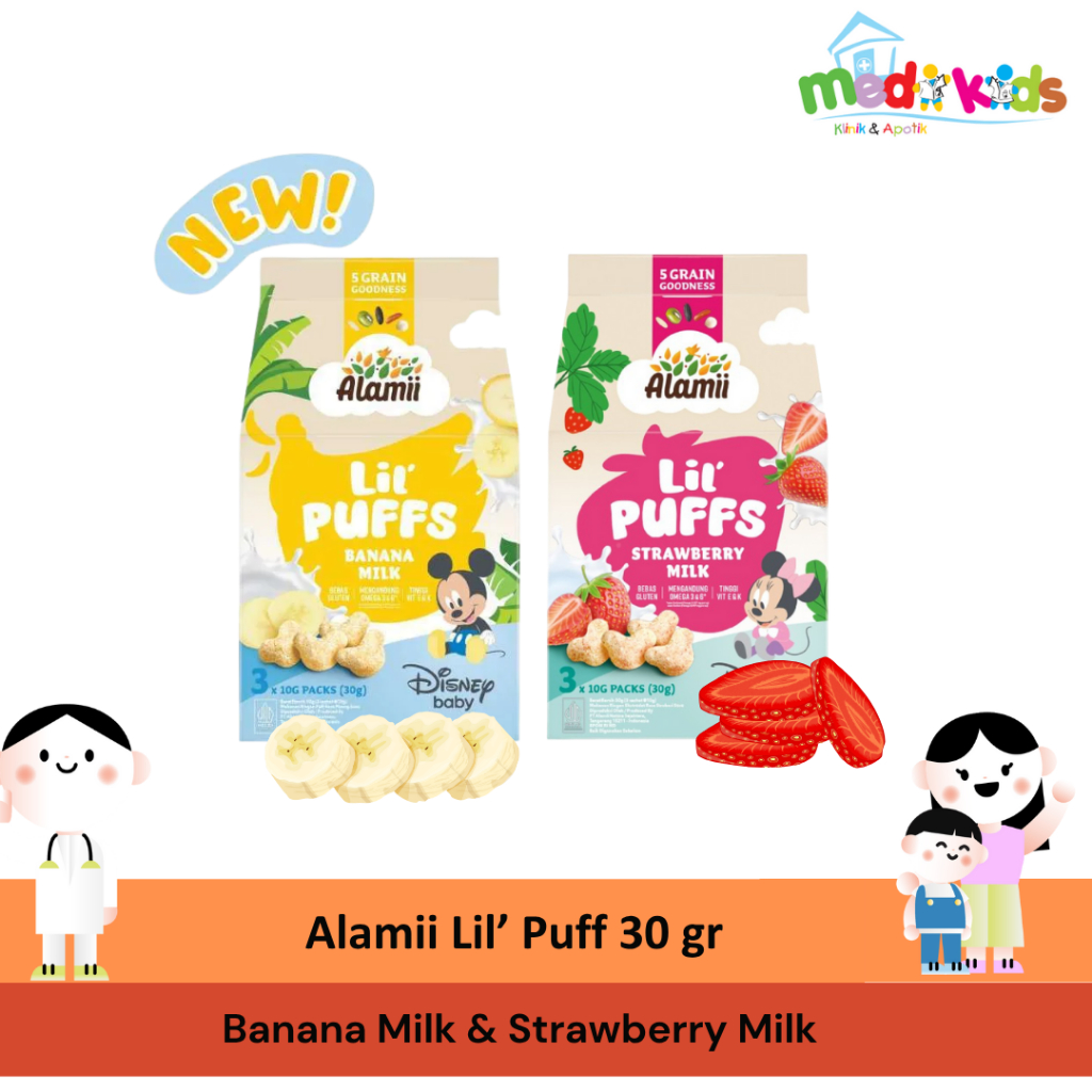 

Alamii Lil Puff 30 gr - Makanan Sehat Untuk Anak & Keluarga - Cemilan Sehat Keluarga
