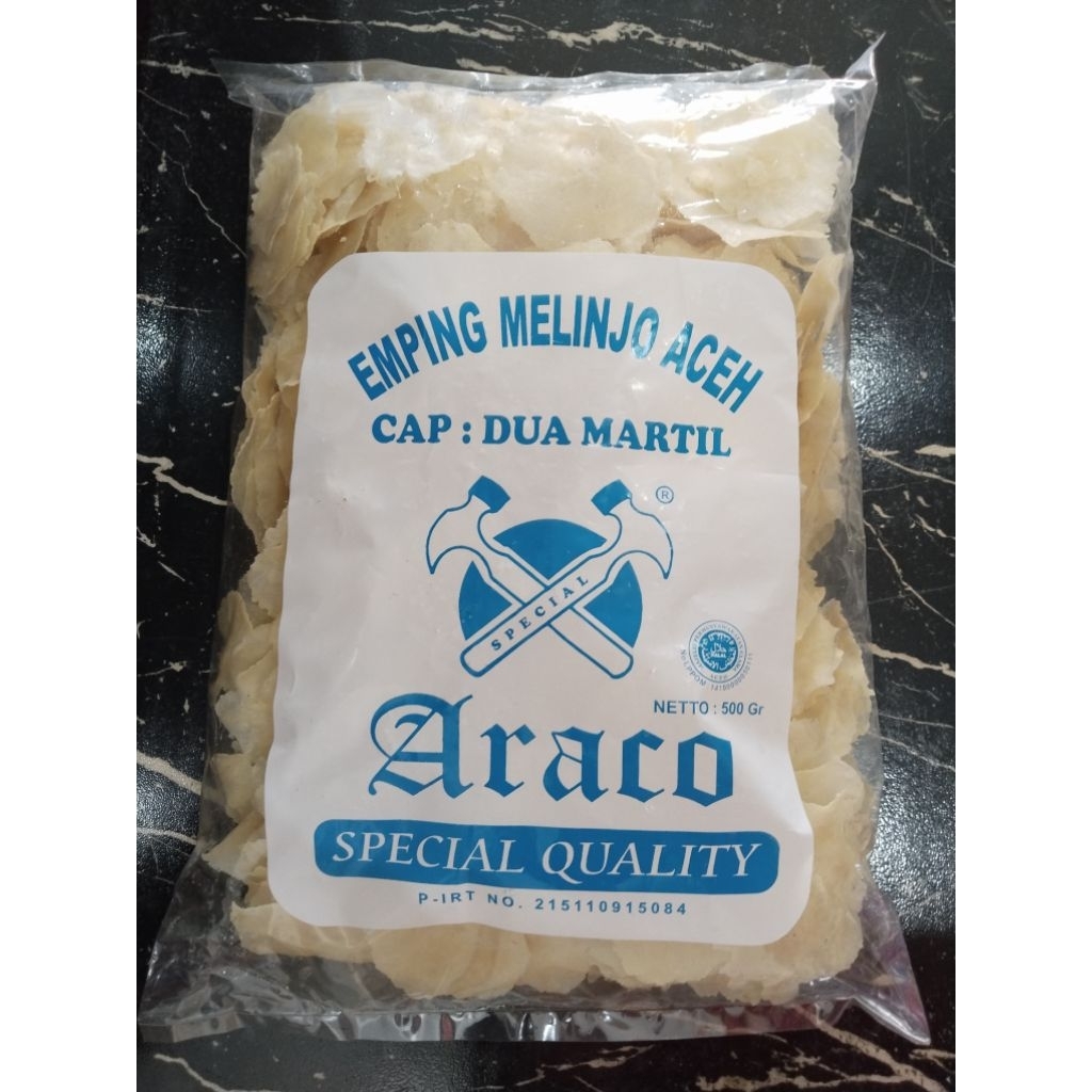 

Emping asli Aceh super tipis, grade A+