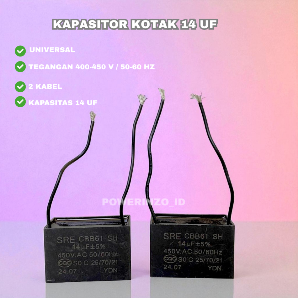 KAPASITOR KOTAK 14UF 450V