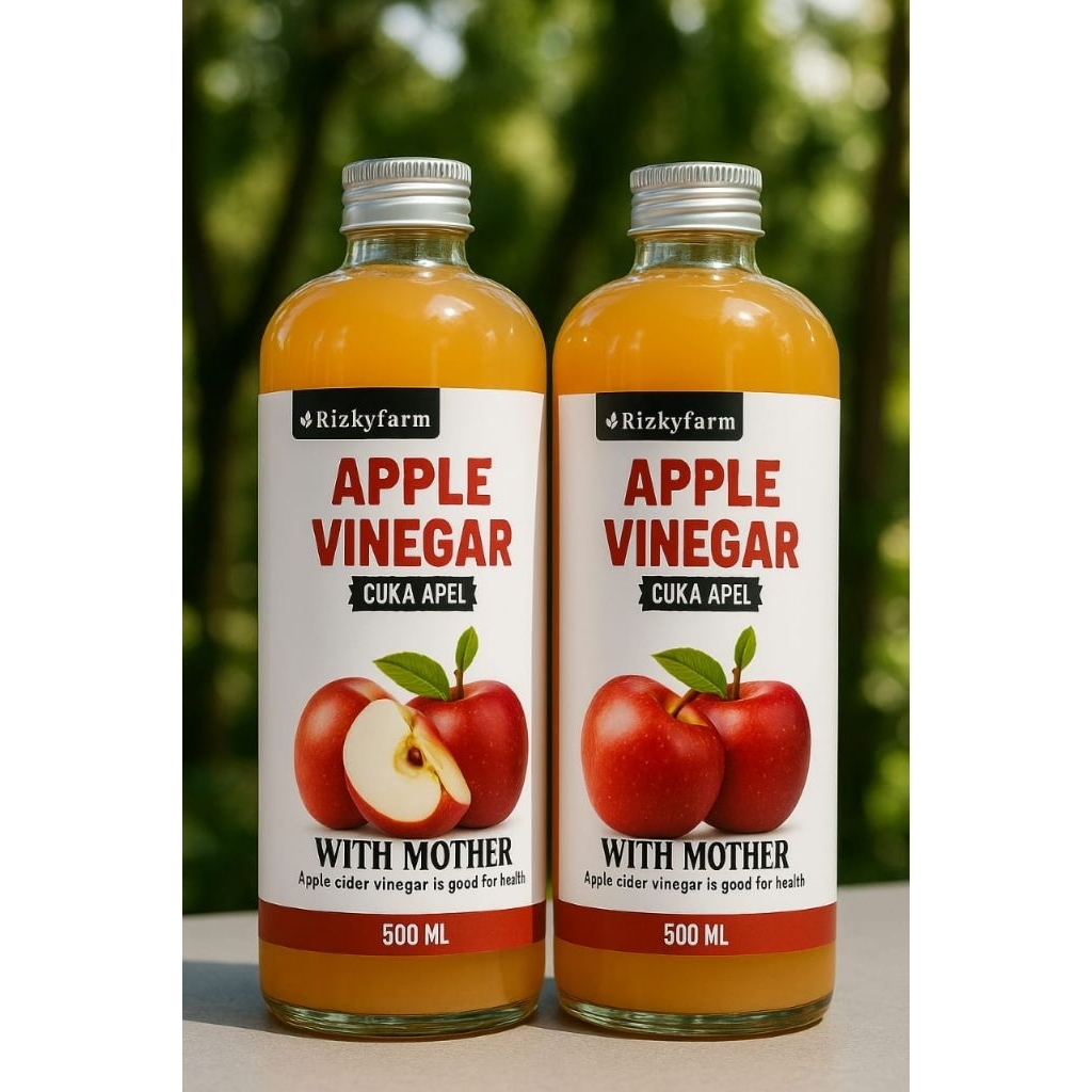 

Paket komplit cuka apel RIZKYFARM kemasan 1000ml