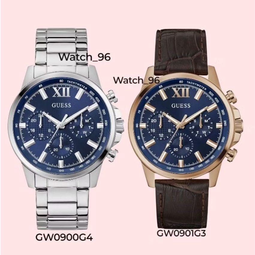 NEW 100% ORIGINAL  JAM PRIA Guess GW0900G4 DAN Guess GW0901G3 GARANSI RESMI