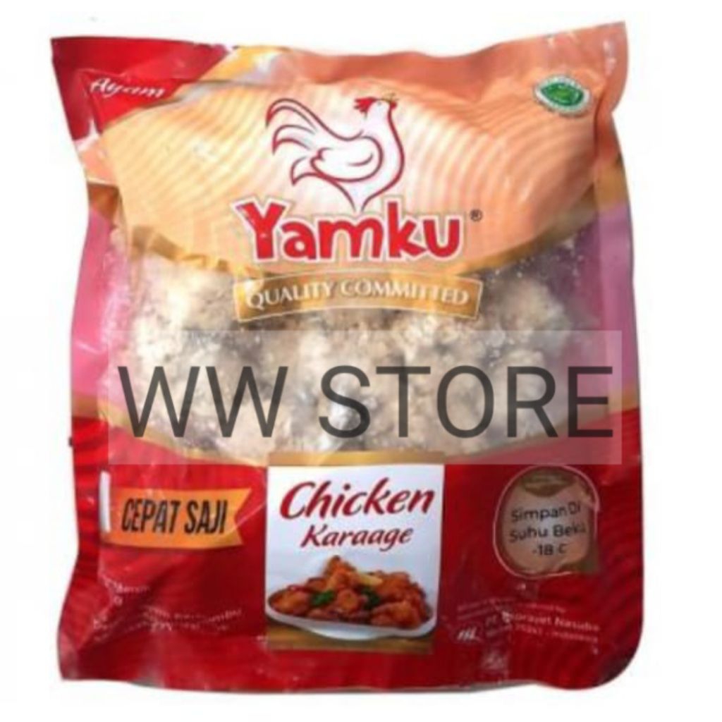 

Daging ayam karage halal MUI Yamku frozen Chicken Karaage 500g