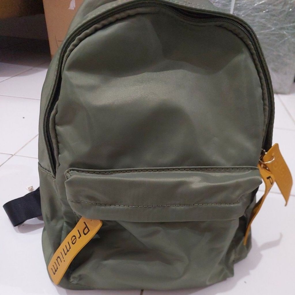 Tas Ransel Miniso Prelove Green Army