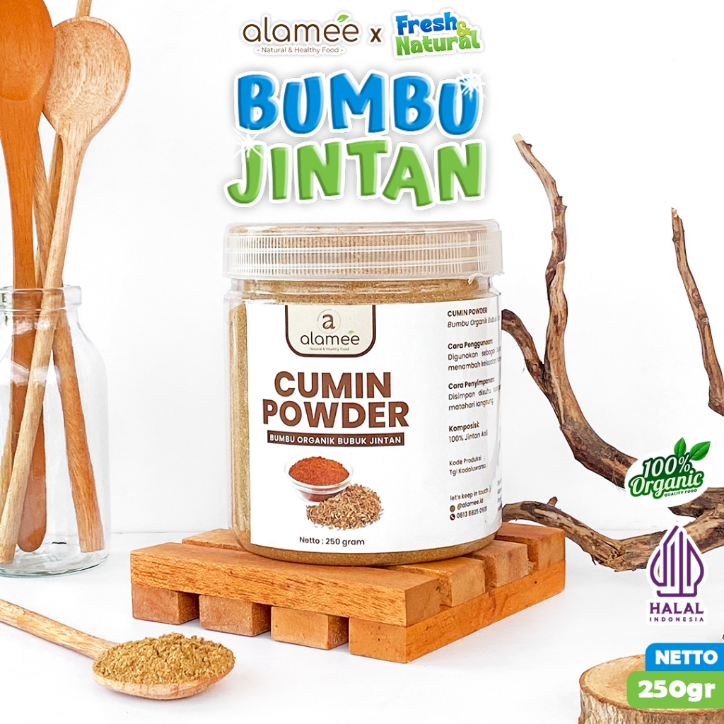 

Bumbu Dapur Jintan Bubuk Cumin Powder Jinten Ground Caraway Rempah Masak fresh and natural