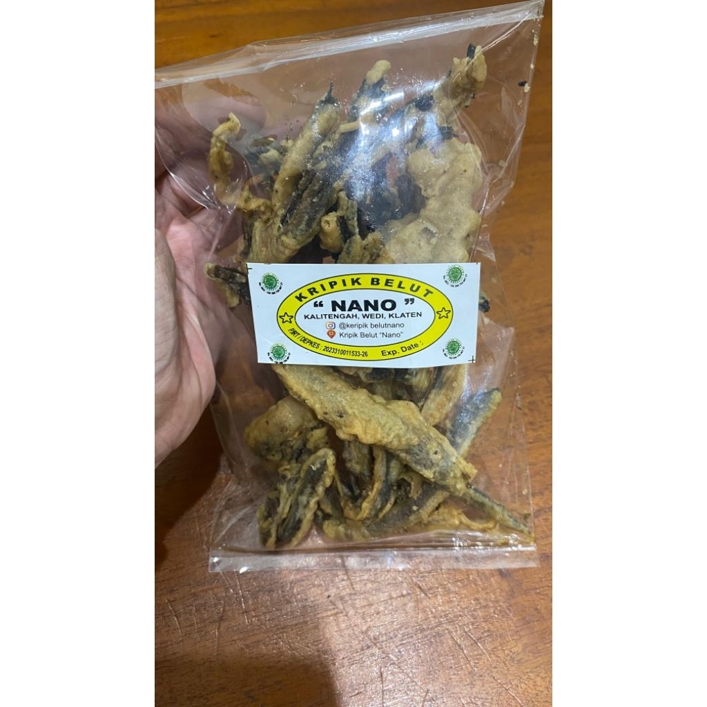 

BELUT KRISPI - KERIPIK BELUT - CEMILAN MURAH - SNACK MURAH