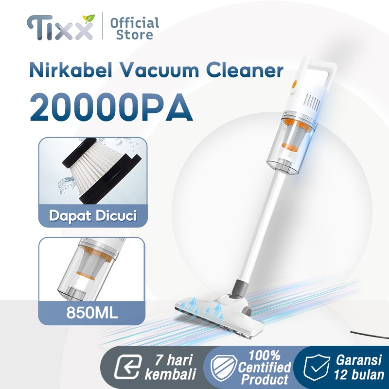 TIXX PENYEDOT DEBU NIRKABEL 20000PA VACUUM CLEANER PORTABLE