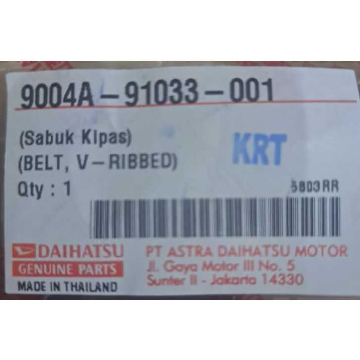 FAN BELT DAIHATSU TERIOS 6PK 1920 Tahun  2006-2010